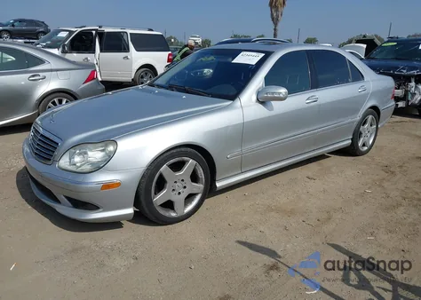 2003 Mercedes-Benz S 500 из США, поврежденный, VIN WDBNG75J13A356997
